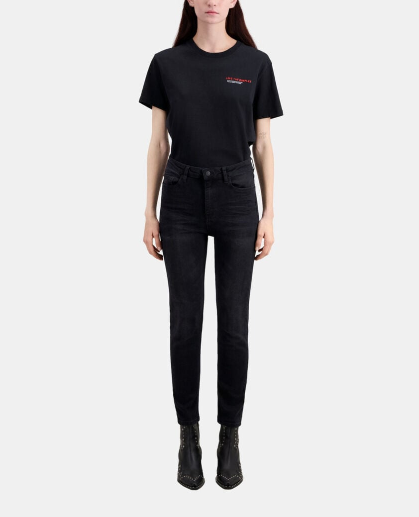 The Kooples FEMME BLACK jean slim noir
