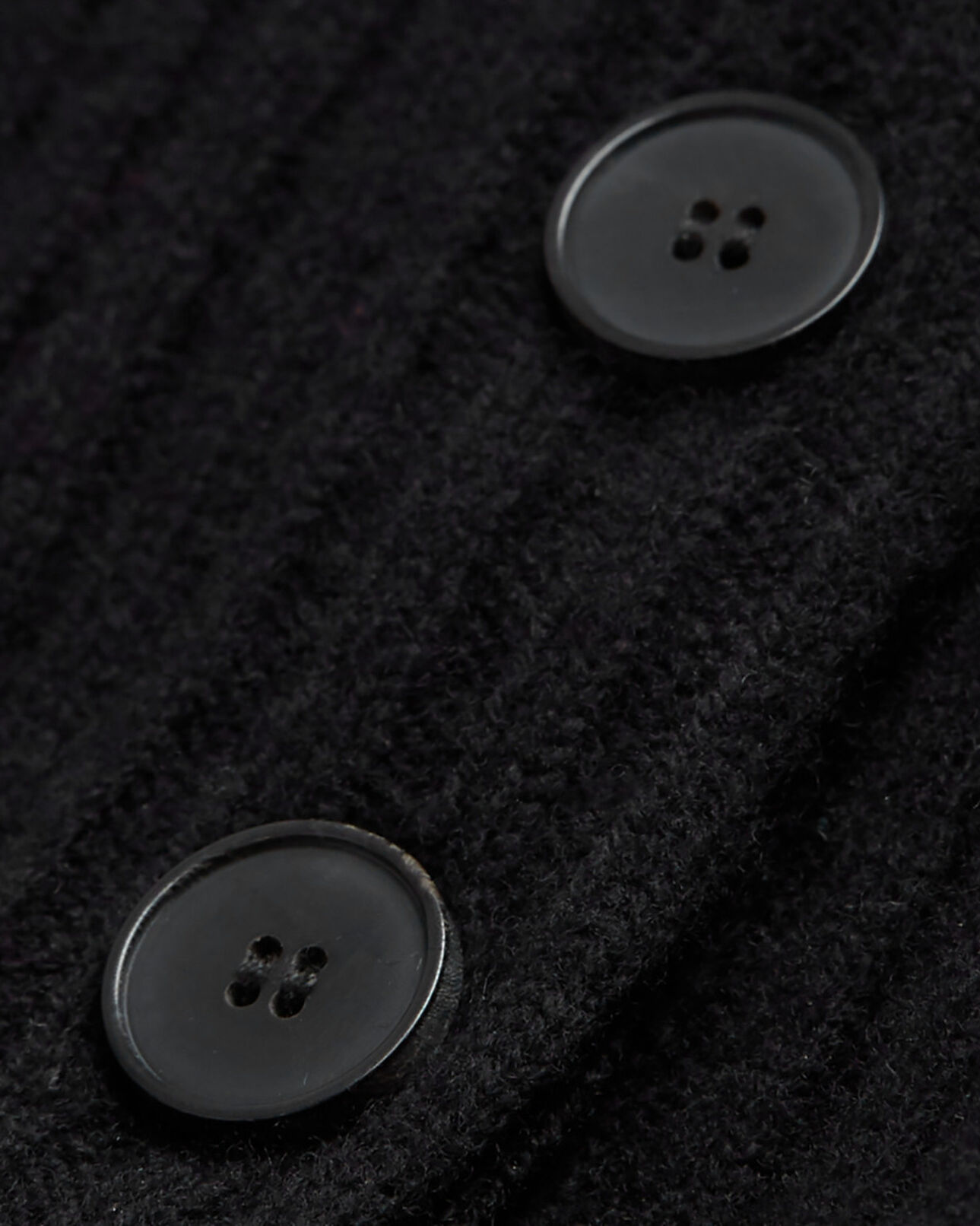 The Kooples WOMEN BLACK fine black wool cardigan
