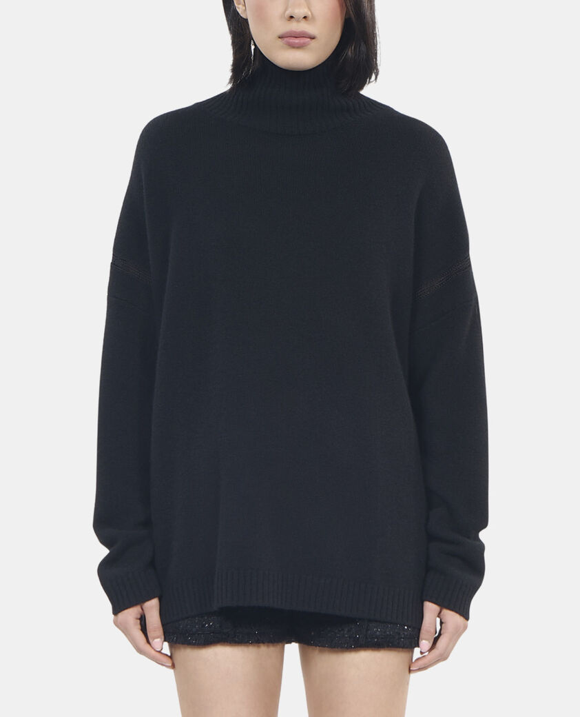 The Kooples WOMEN BLACK black cashmere sweater