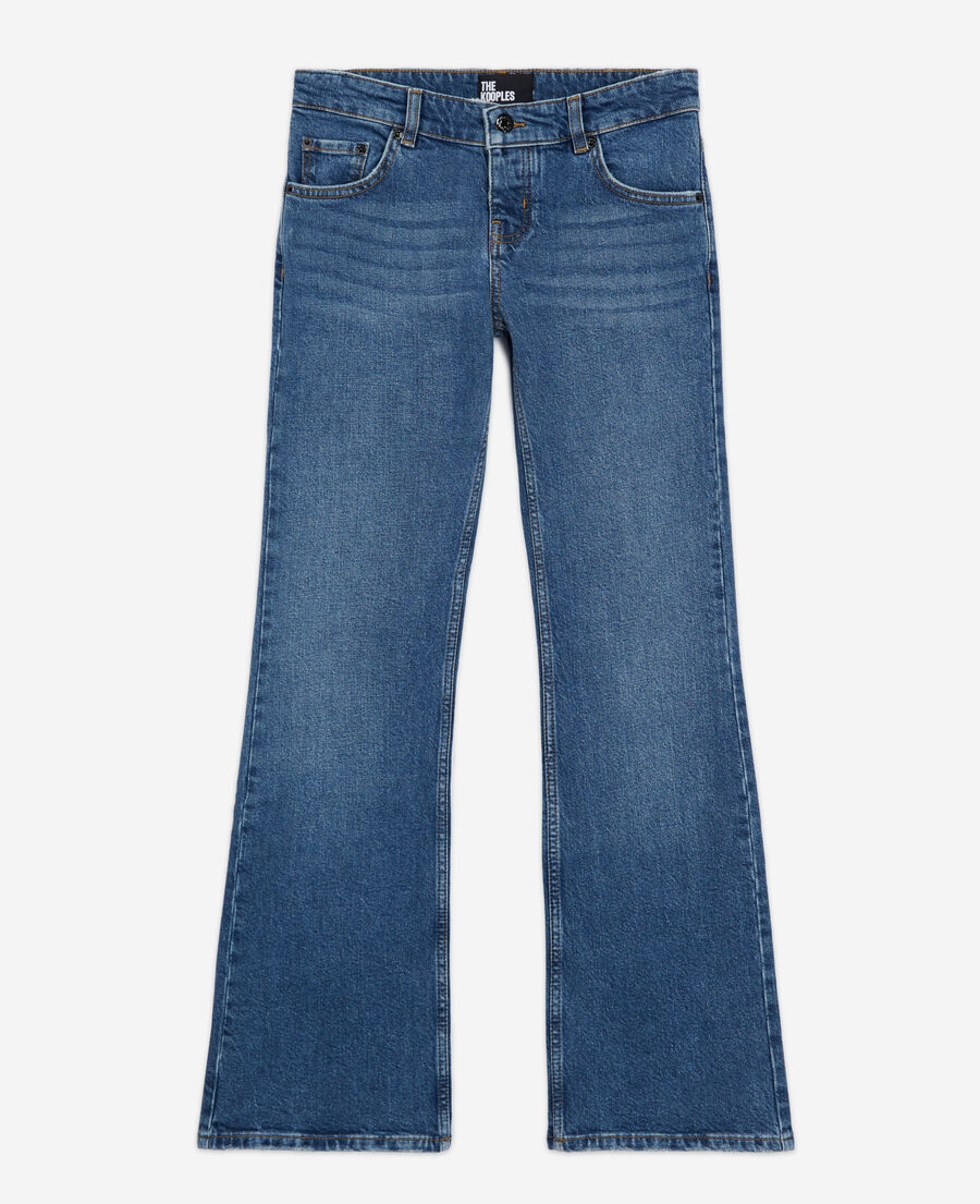 The Kooples FEMME BLUE DENIM jean bootcut bleu