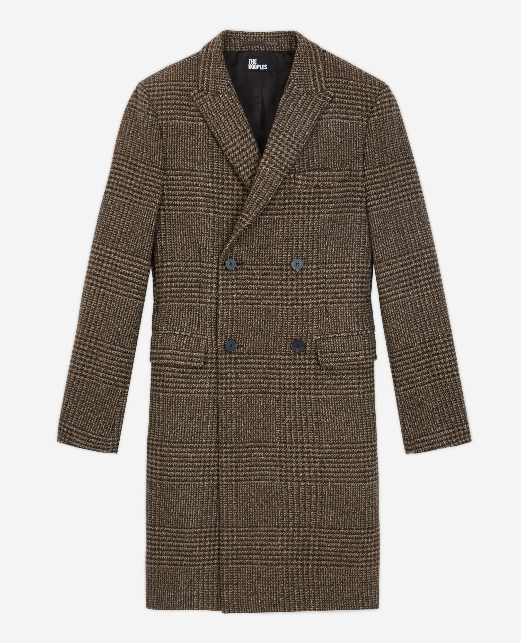 Manteau en laine marron, BROWN, hi-res image number null