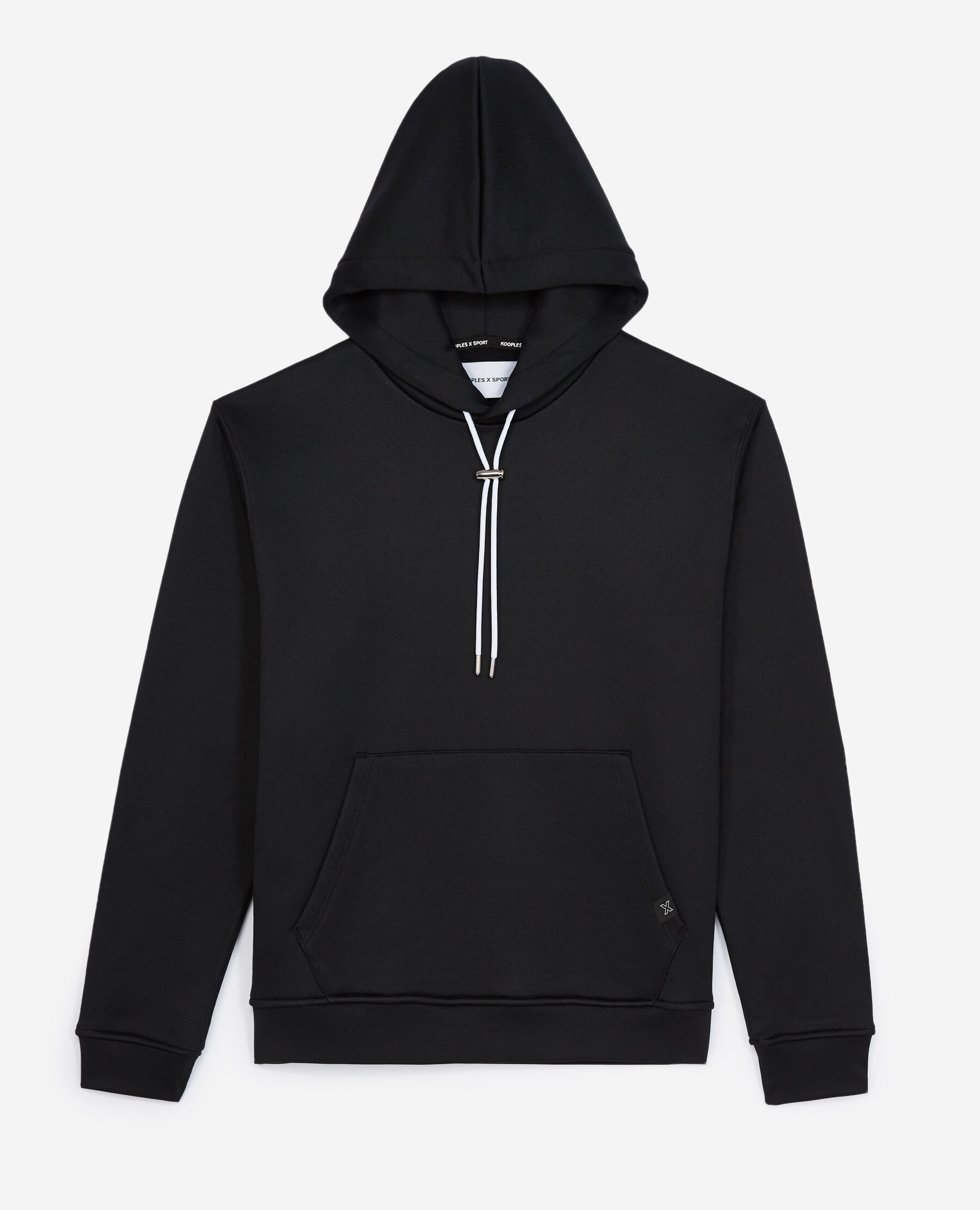 Printed black new arrivals hoodie