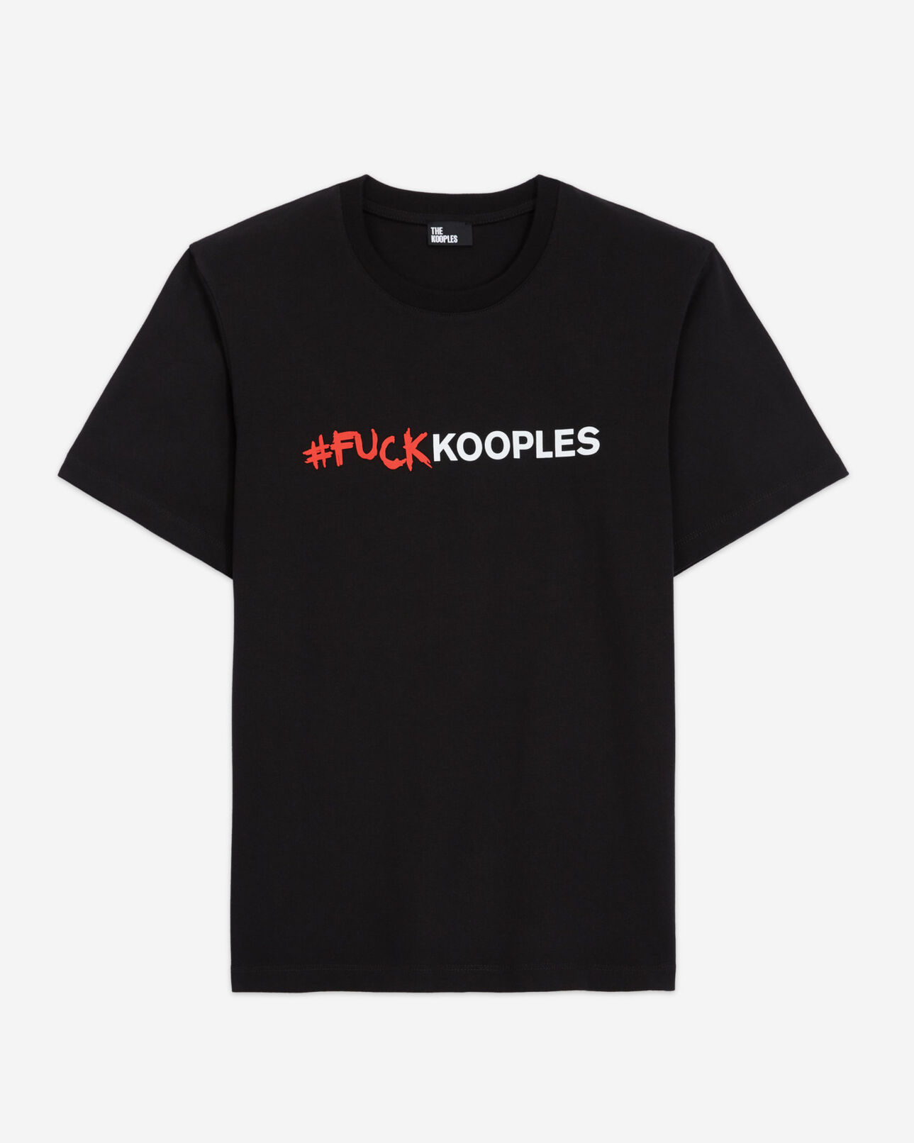 The Kooples HOMME BLACK t-shirt logo noir