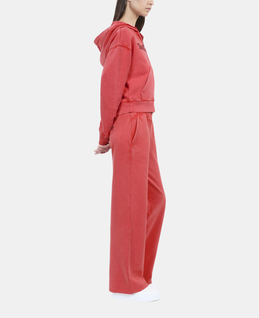 The Kooples DAMEN RUBIS rote jogginghose mit logo