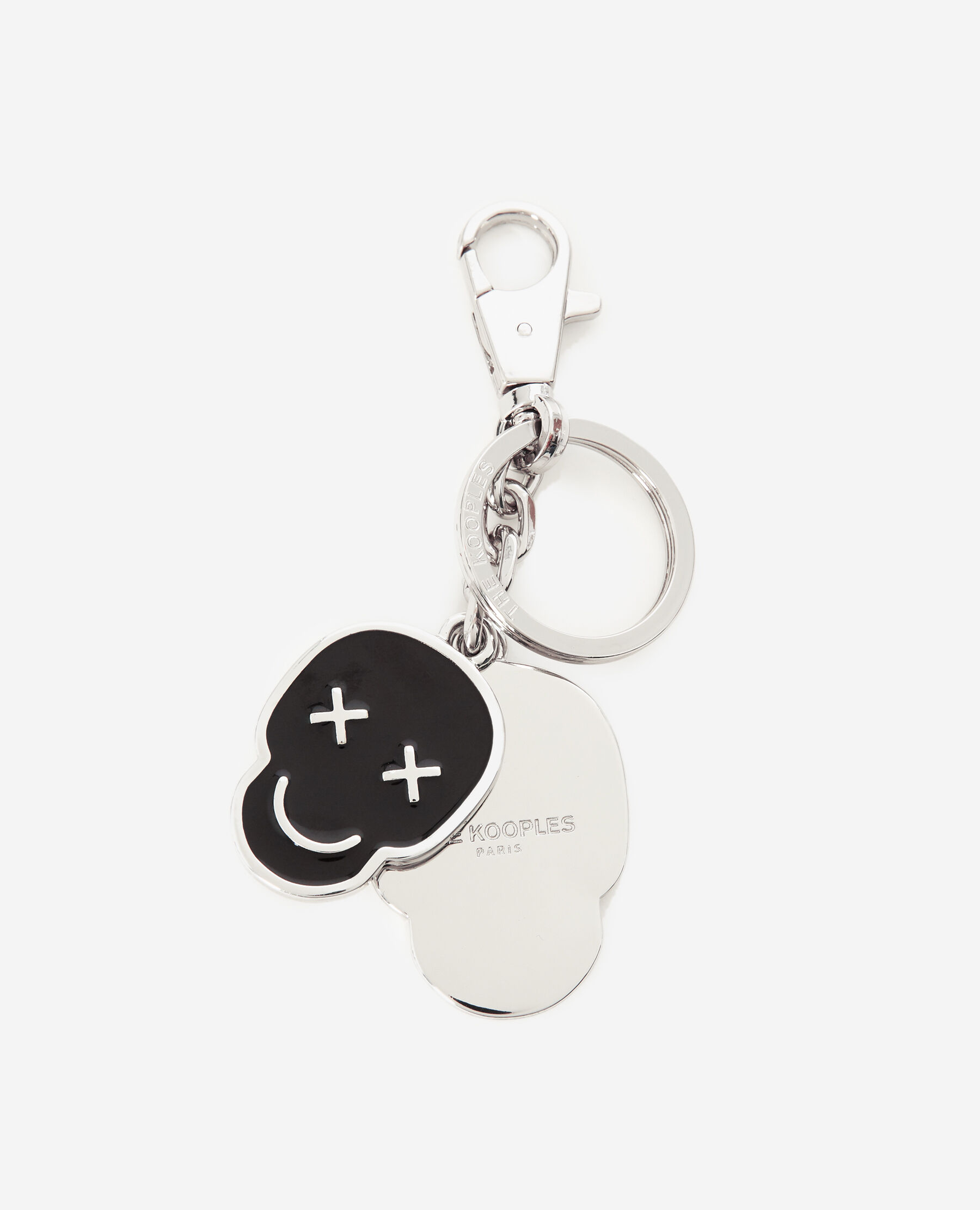 Silver skull keychain hotsell