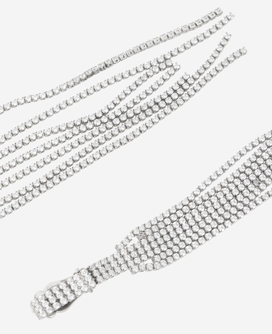 The Kooples WOMEN SILVER long silver clip-on earrings