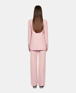 The Kooples FEMME PASTEL PINK veste tailleur en laine mélangée rose