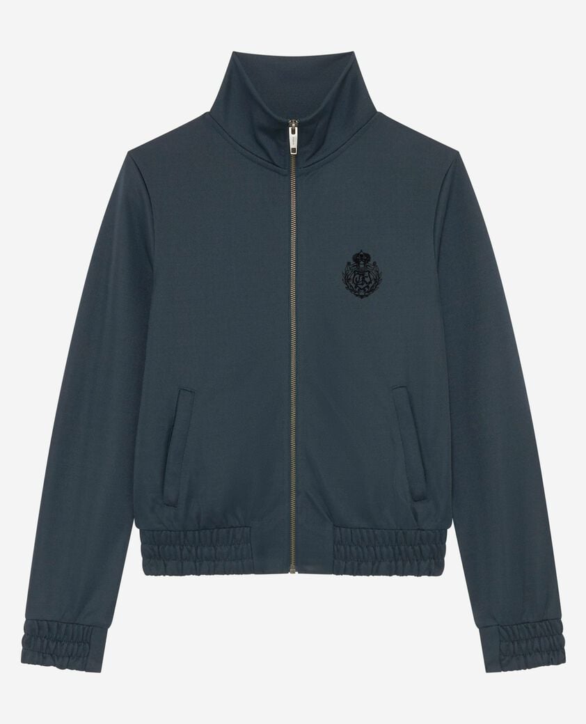 The Kooples FEMME FOREST sweatshirt à zip vert foncé