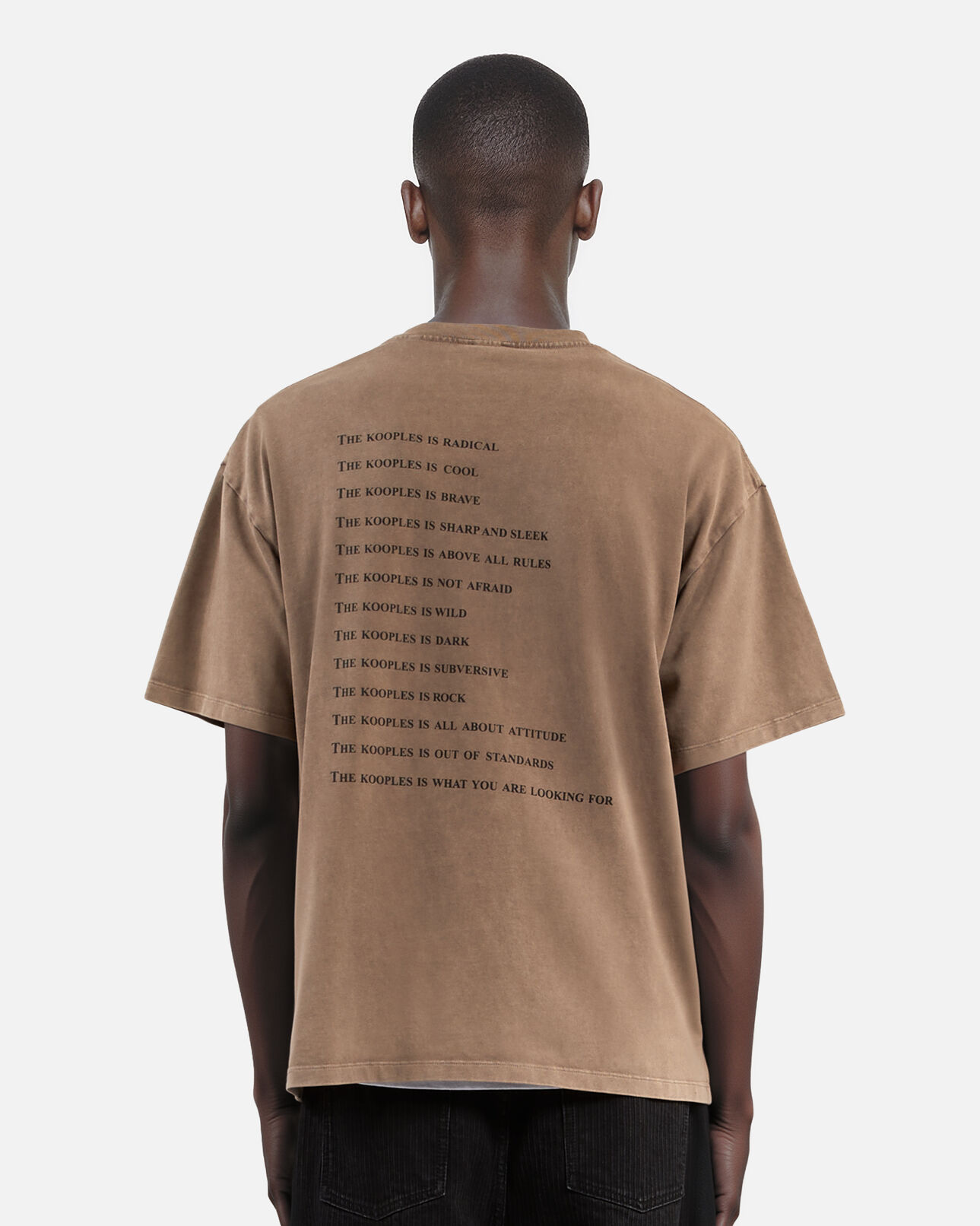 The Kooples H CHOCOLATE what is light brown t-shirt