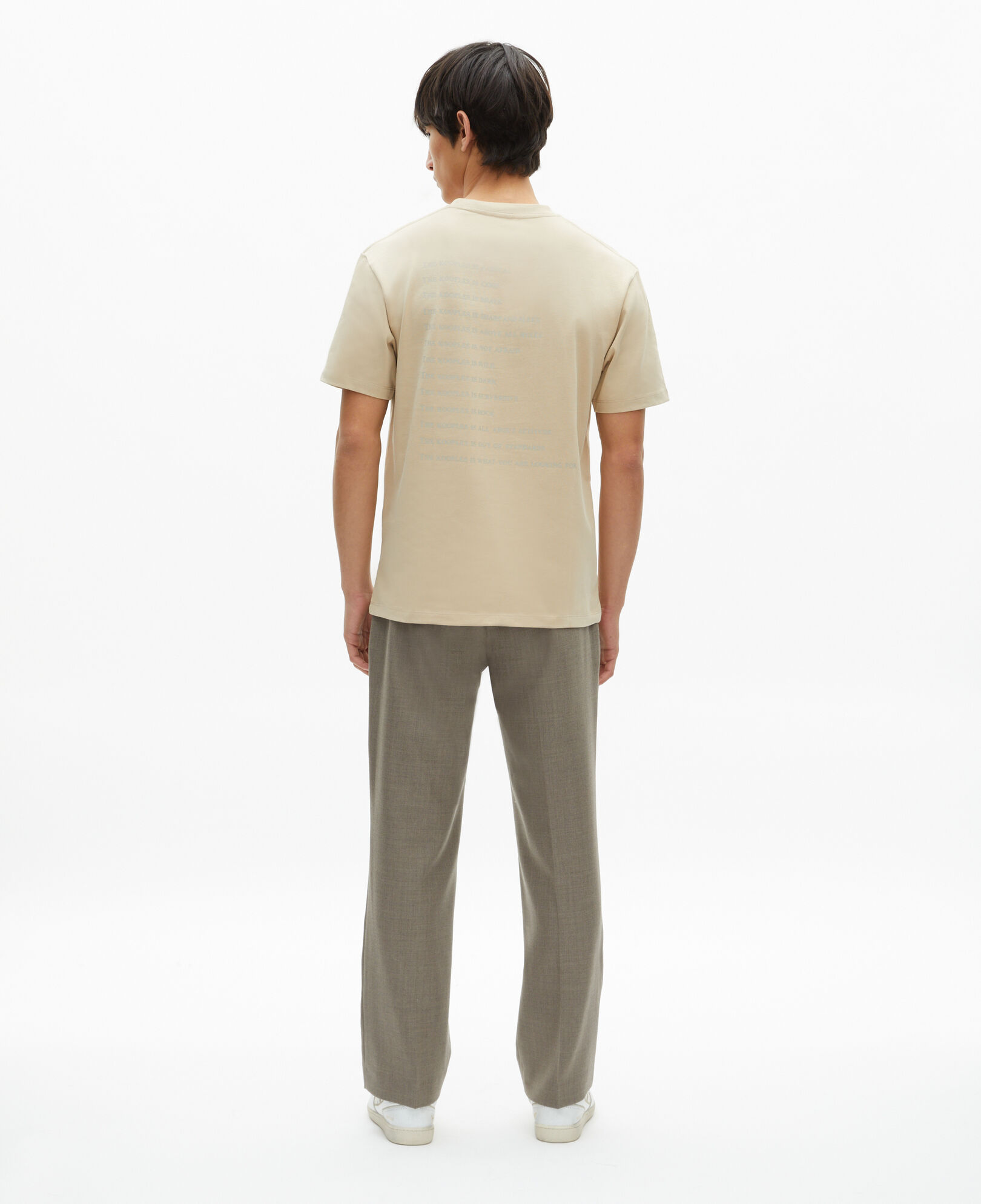 The Kooples HOMME BEIGE TAUPE t-shirt what is beige