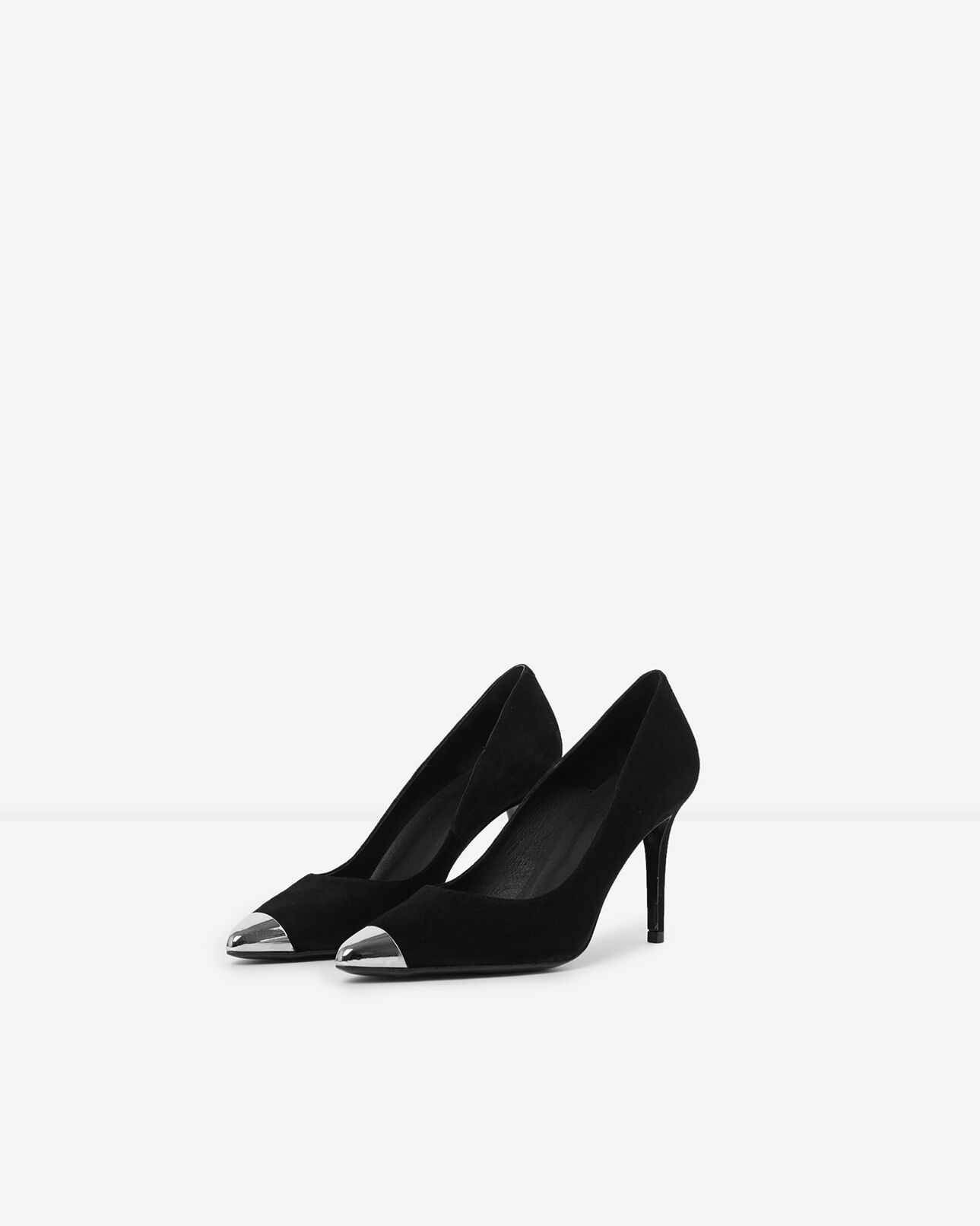 The Kooples FEMME BLACK escarpins rock talons aiguilles noirs