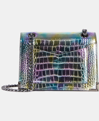 The Kooples FEMME MULTICOLORE/BLACK sac emily chaîne en cuir irisé multicouleur