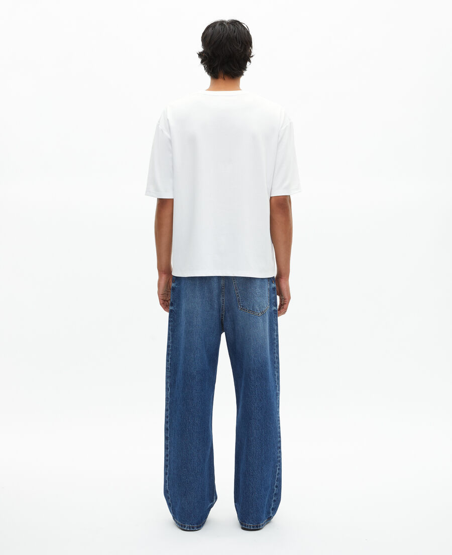 The Kooples HERREN WHITE schlichtes weißes oversize-t-shirt