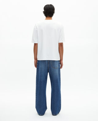 The Kooples HERREN WHITE schlichtes weißes oversize-t-shirt