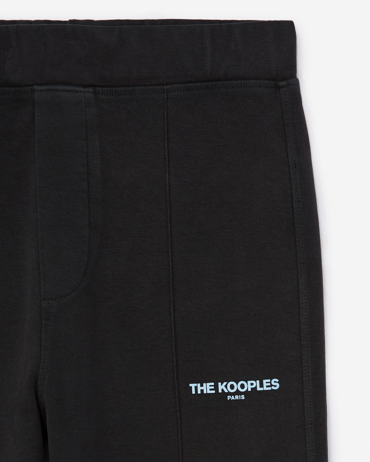 The Kooples DAMEN BLACK WASHED yoga-jogginghose schwarz verwaschen logo