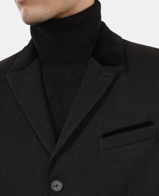 The Kooples HOMME BLACK blazer en laine noire