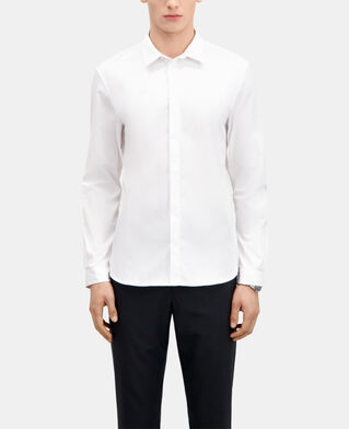 The Kooples HOMME WHITE chemise en smart twill blanche