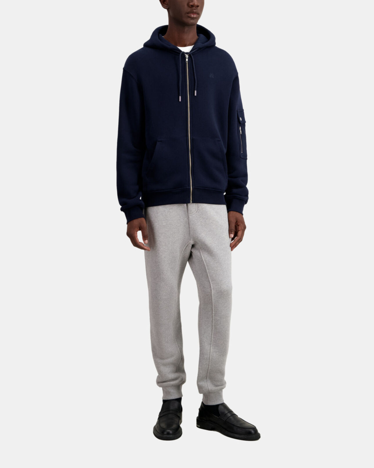 The Kooples MEN NAVY navy blue hoodie