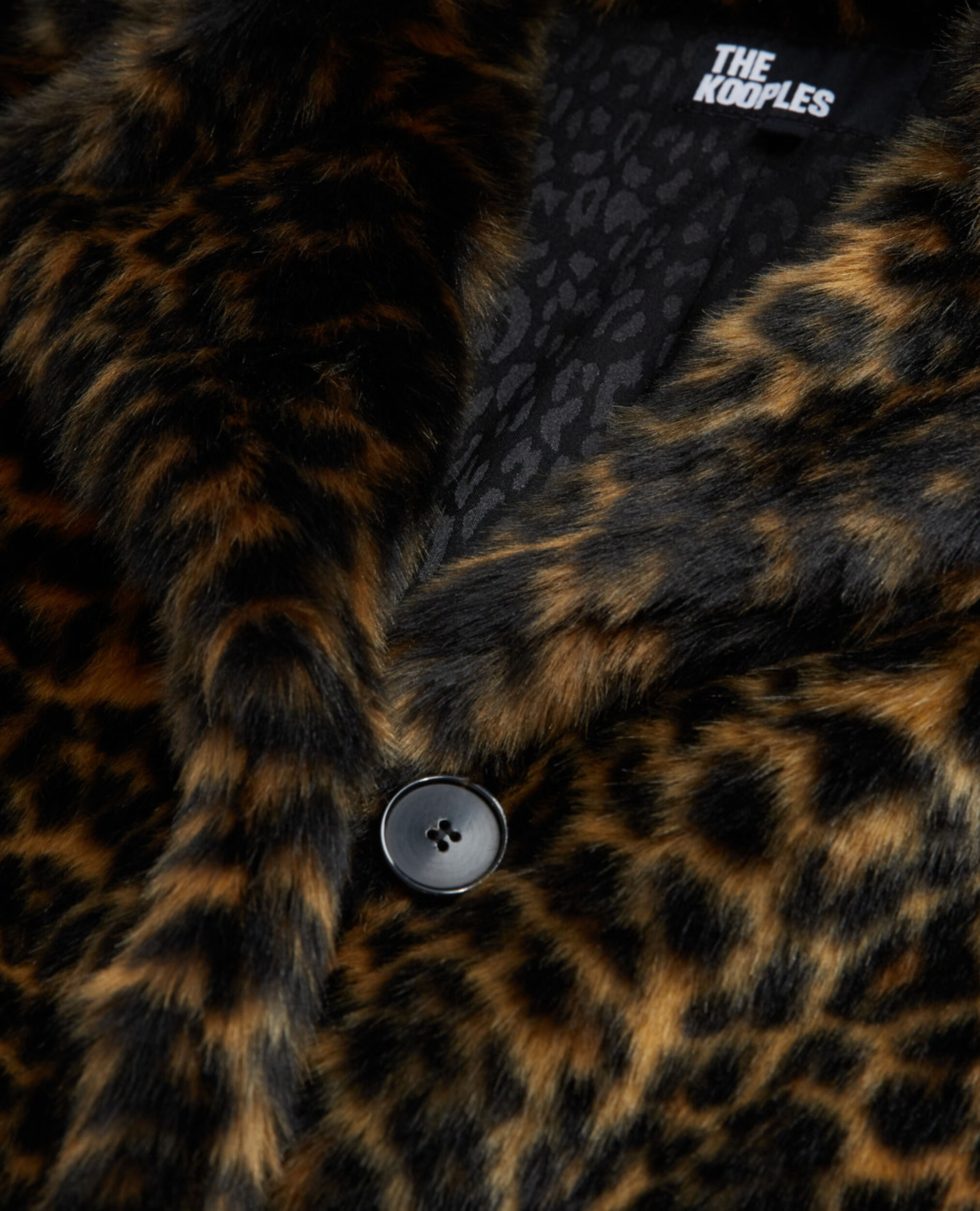 Kunstpelzmantel mit Leopardenmotiv, LEOPARD, hi-res image number null
