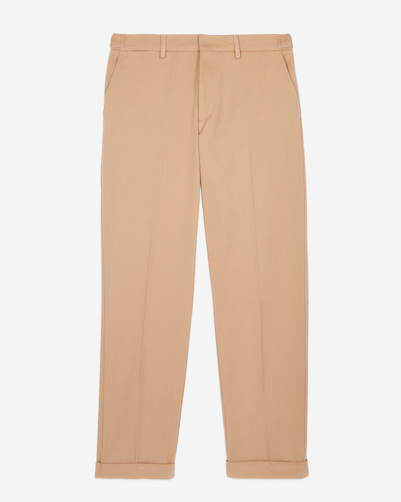 The Kooples MEN CAMEL camel cotton trousers