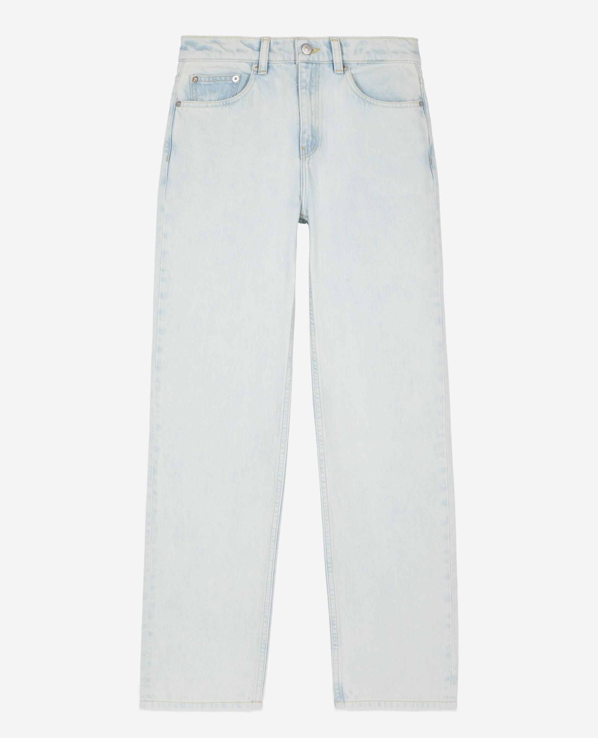 Jean droit décoloré bleu clair, BLUE BLEACHED / NAVY, hi-res image number null