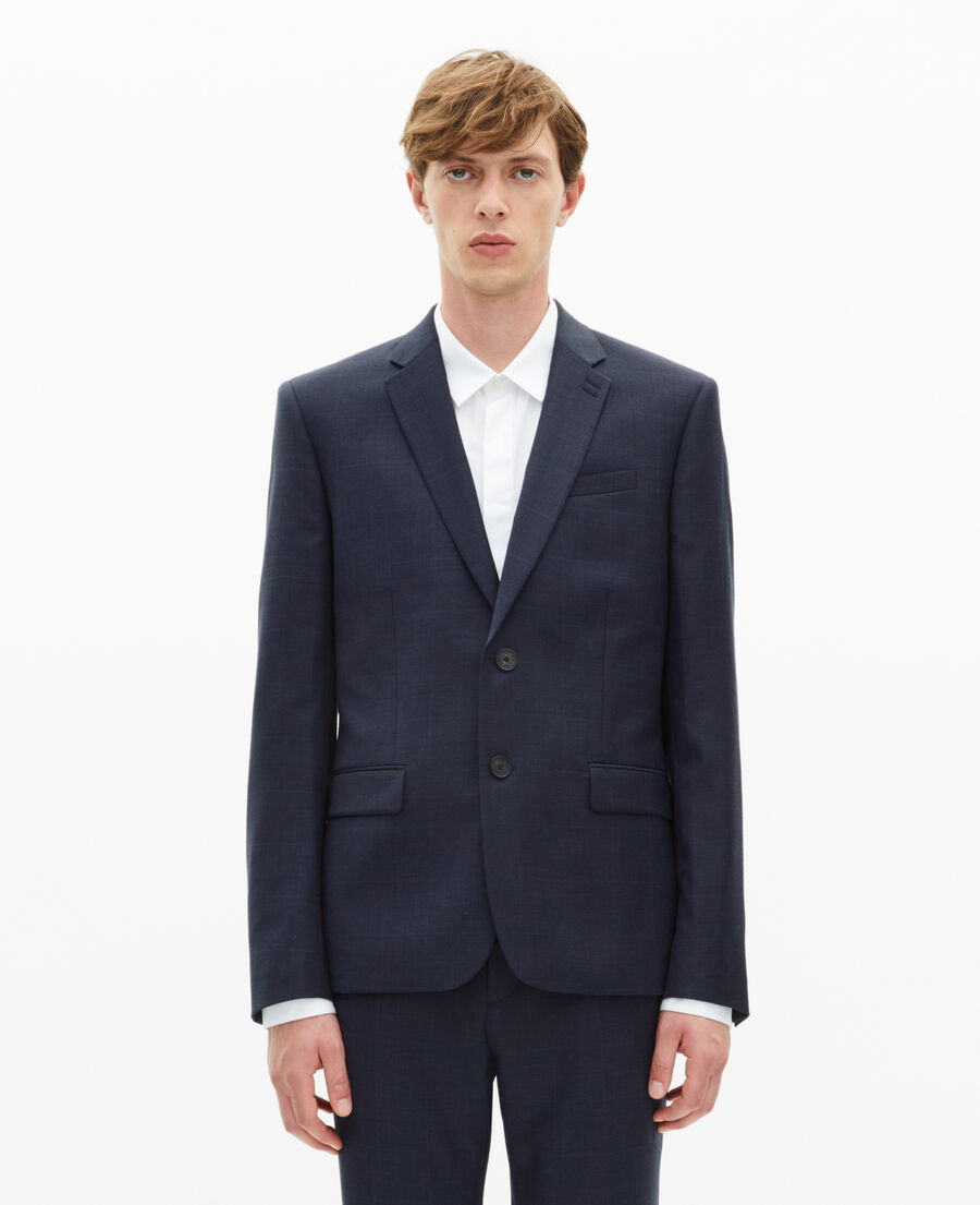 The Kooples H NAVY navy wool suit jacket