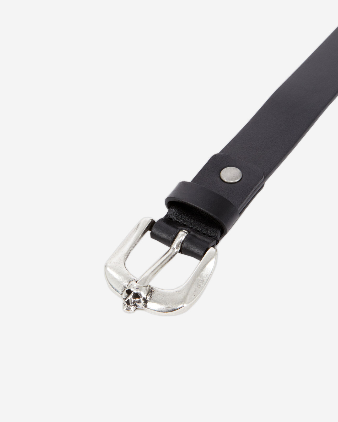 The Kooples MEN BLACK black leather belt