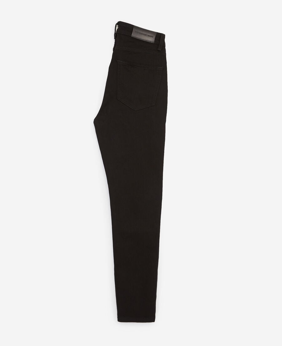 The Kooples FEMME BLACK jean noir boutons slim