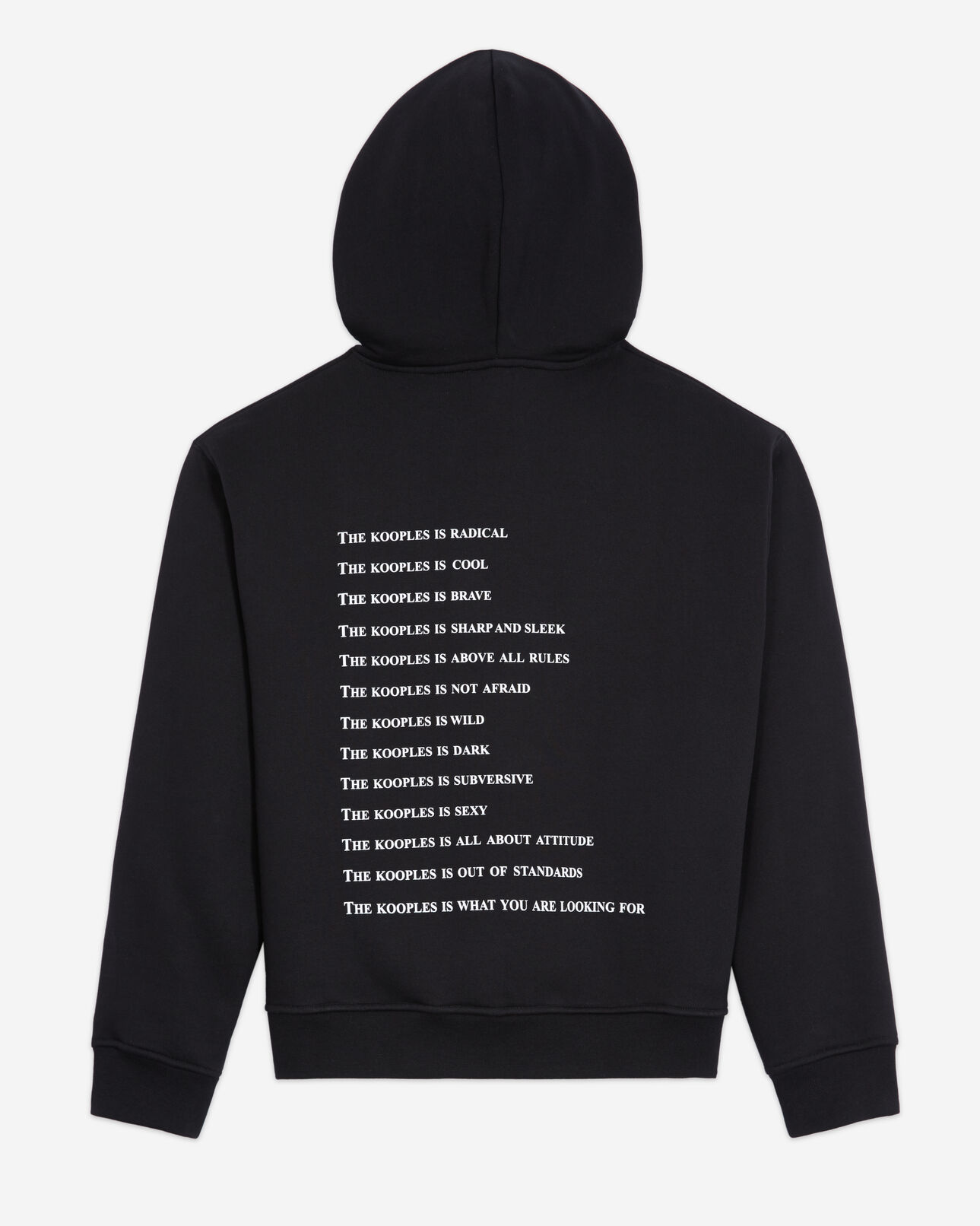 The Kooples FEMME BLACK sweatshirt à capuche what is noir
