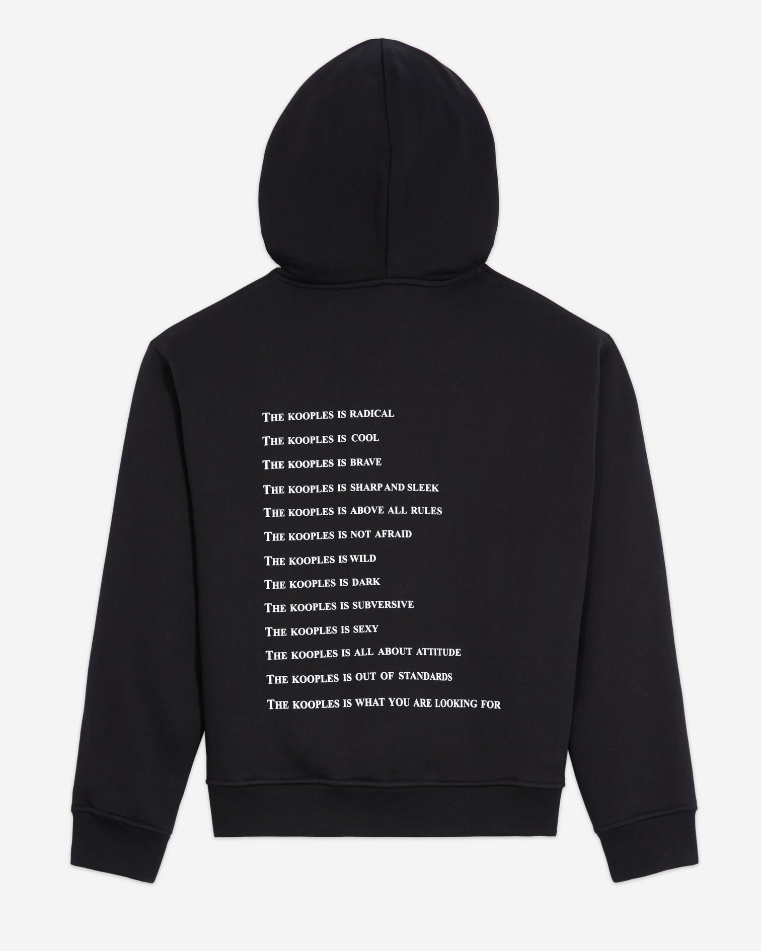 Sweatshirt à capuche What is noir, BLACK, hi-res image number null