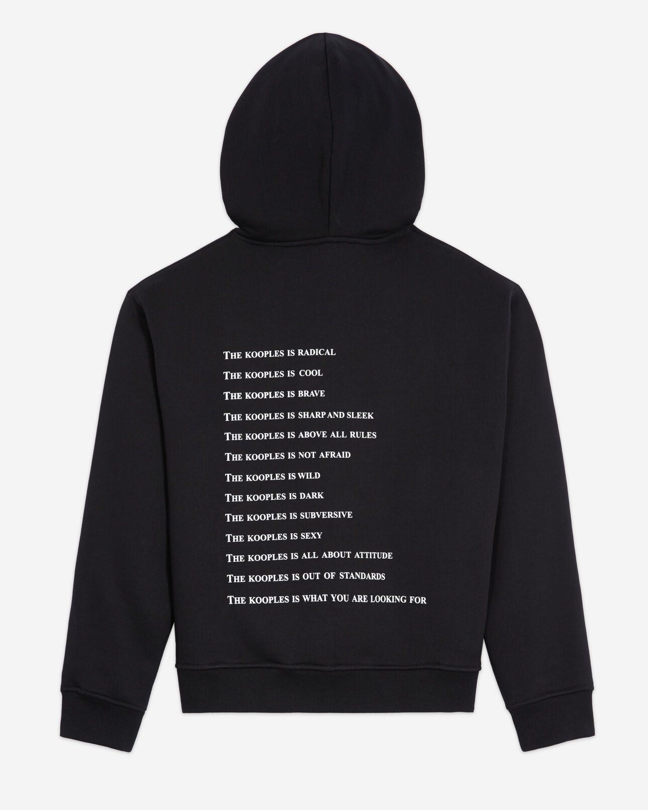 The Kooples FEMME BLACK sweatshirt à capuche what is noir