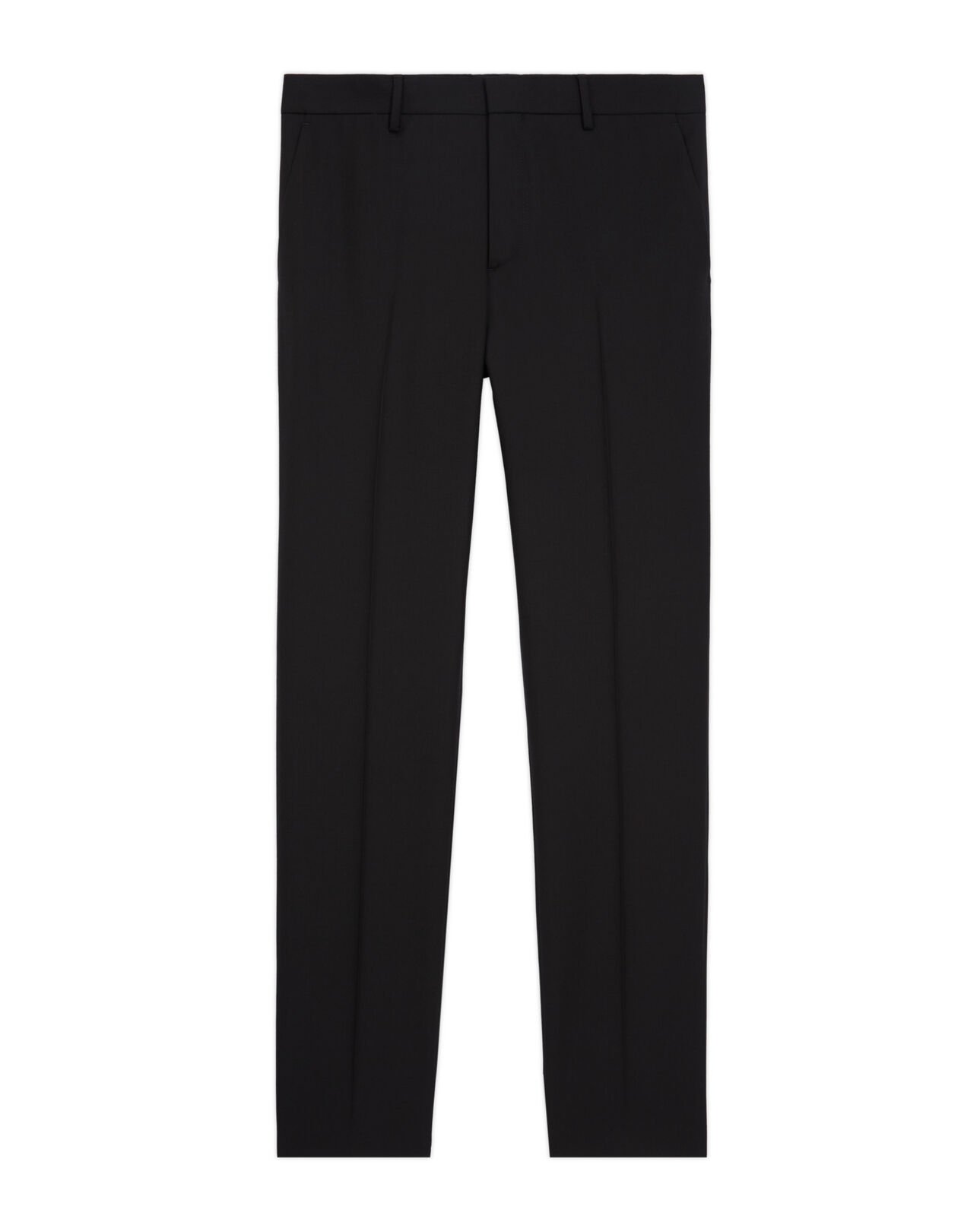 The Kooples HERREN BLACK schwarze slim-fit-anzughose aus wolle