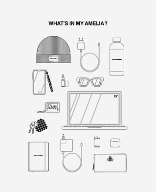 The Kooples MUJER BROWN bolso amelia xl de piel agrietada marr&oacute;n