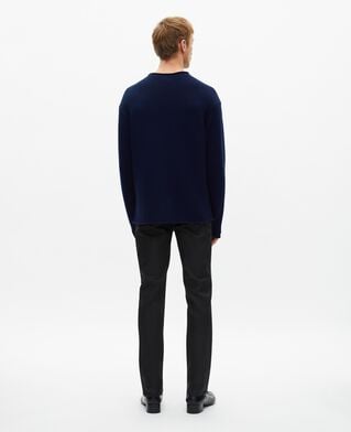 The Kooples HOMME DARK NAVY pull en laine marine