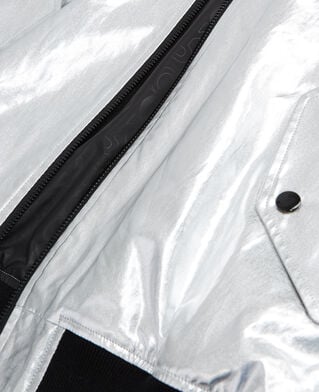 The Kooples HOMME SILVER / GOLD bomber doré et argenté