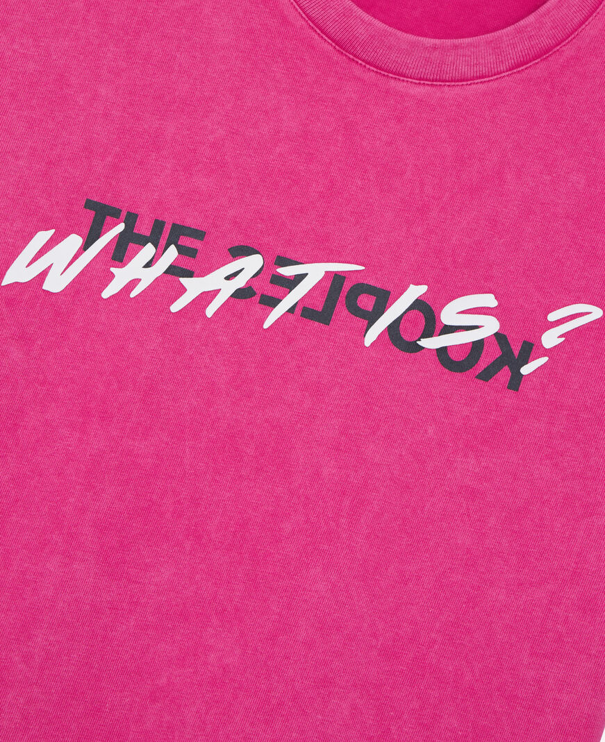 The Kooples WOMEN FUSHIA pink what is t-shirt