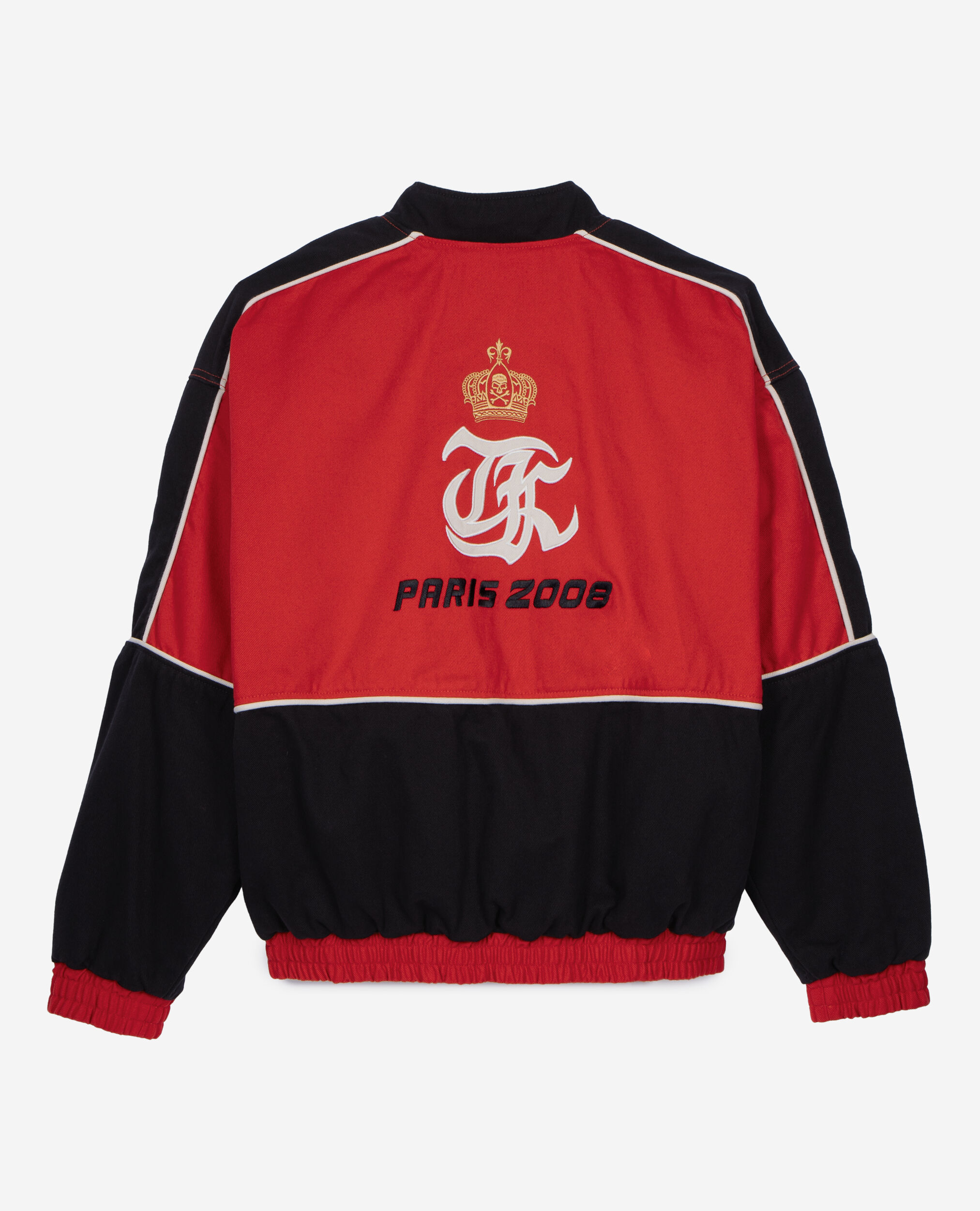 Black and red racing jacket | The Kooples US