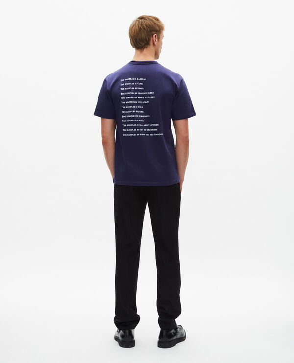 The Kooples HOMME BLUE ATLANTIQUE t-shirt what is bleu nuit