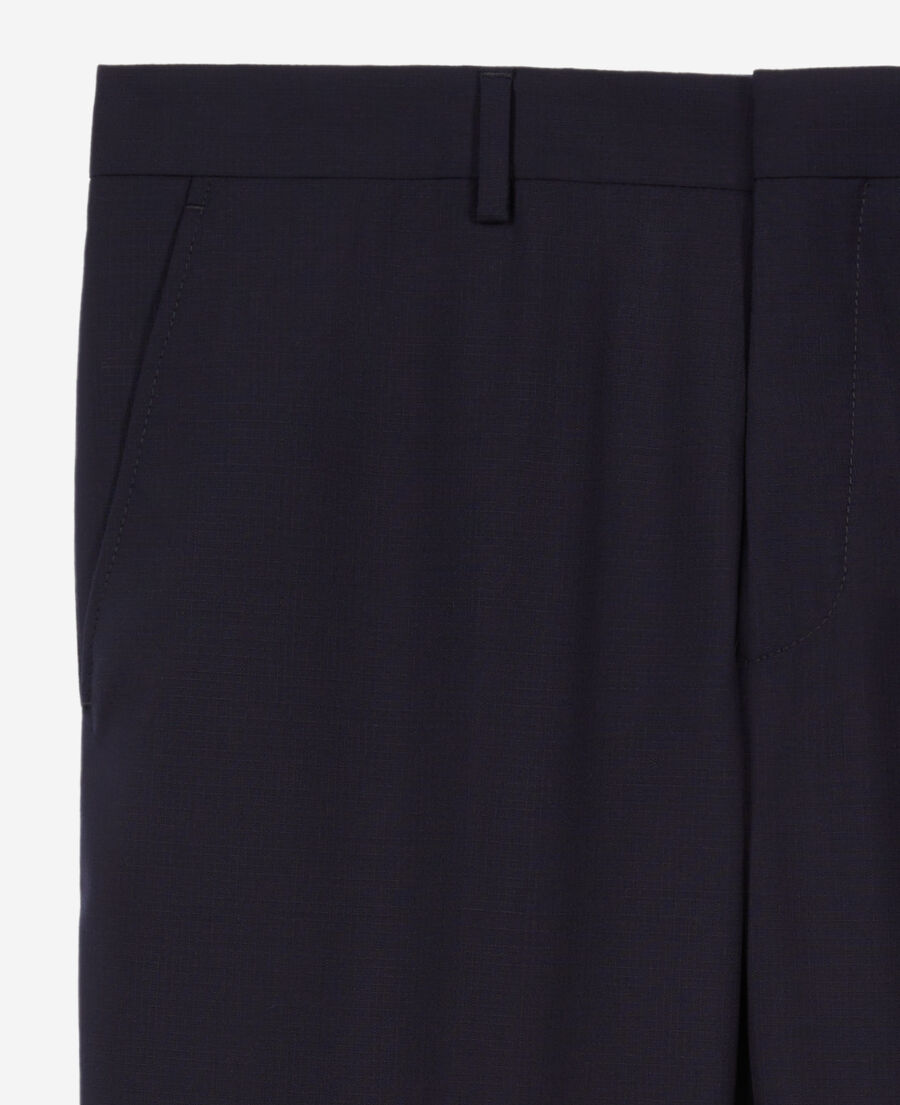 The Kooples HERREN DARK NAVY marineblaue anzughose aus wolle