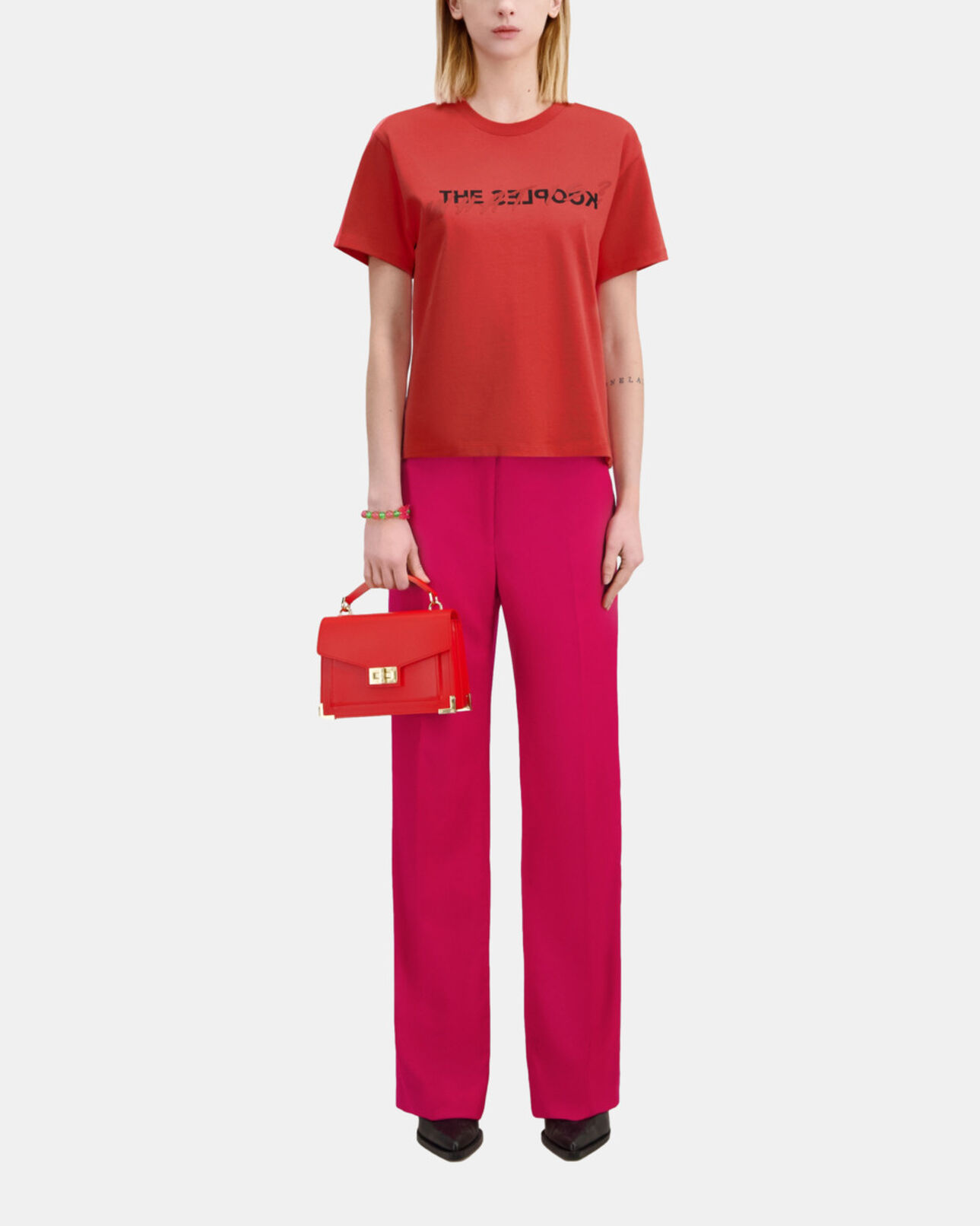 The Kooples MUJER RED BRIQUE camiseta what is roja