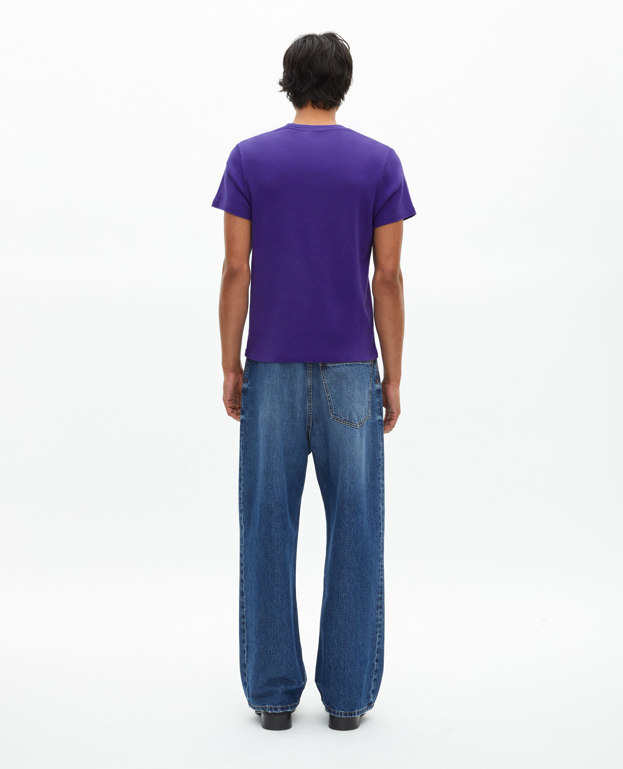 T-shirt avec imprimé violet, ELECTRIC BLUE, hi-res image number null