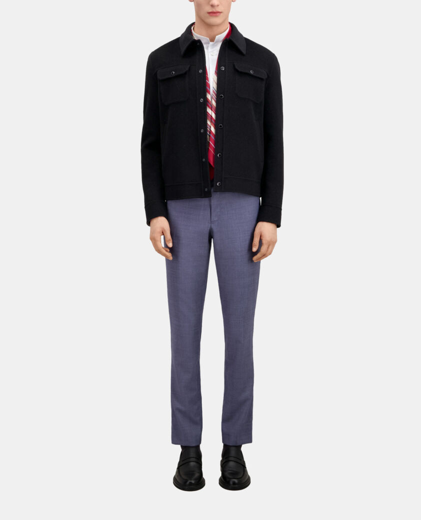 The Kooples HOMME BLACK blouson style surchemise noir
