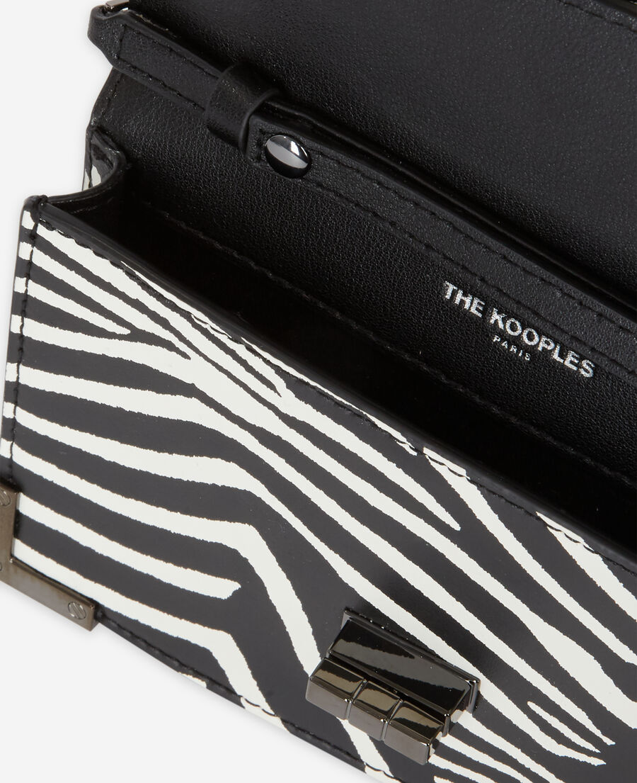 small emily zebra-print clutch bag