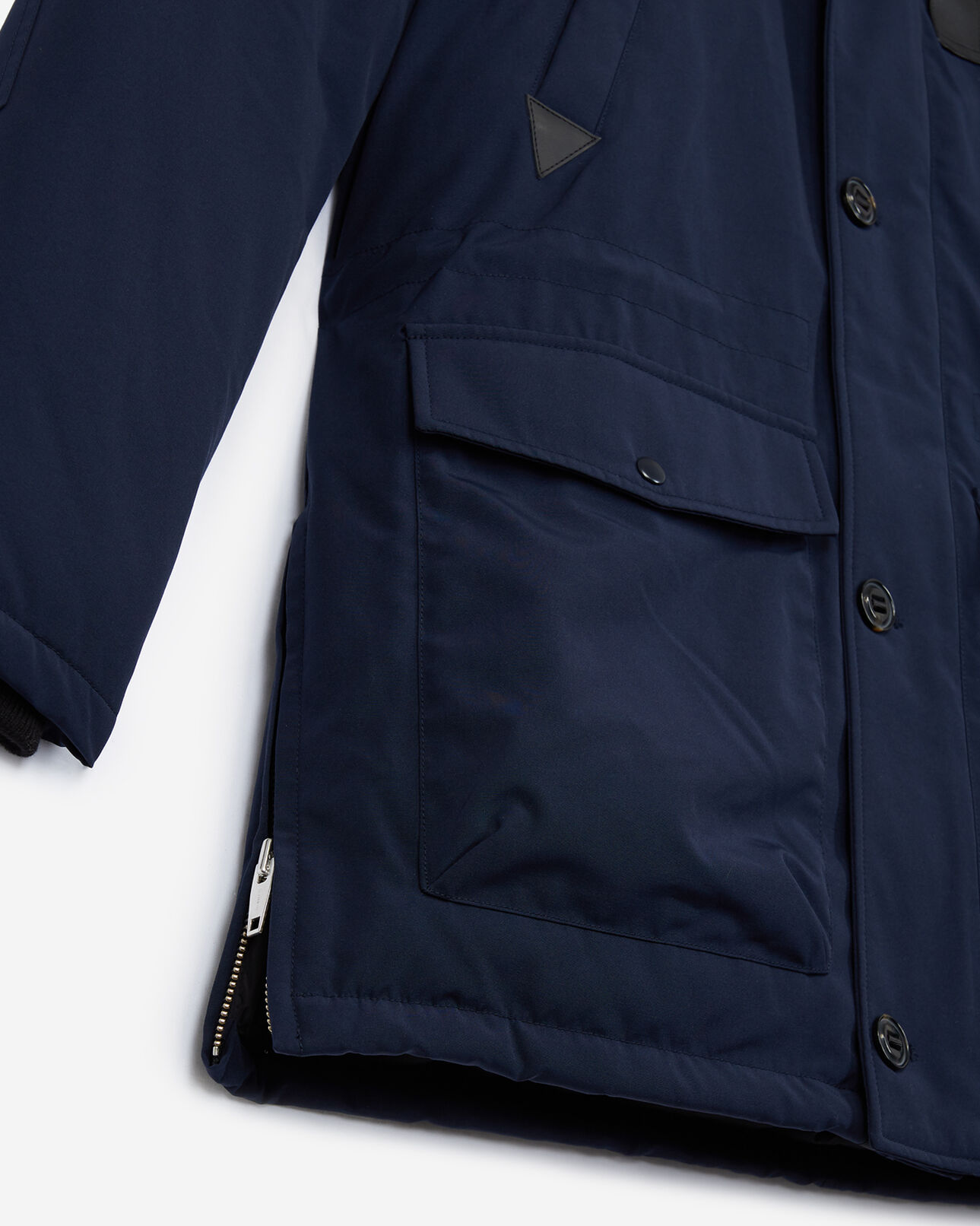 The Kooples MEN NAVY navy blue oversized parka