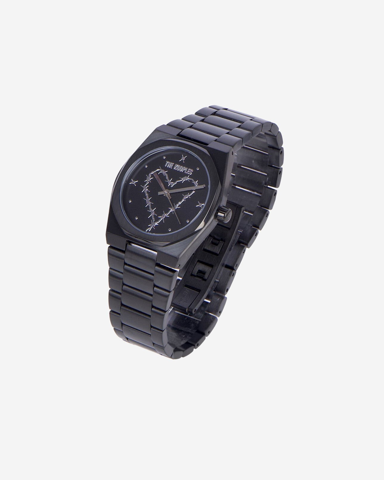 The Kooples MIXED BLACK black heart watch