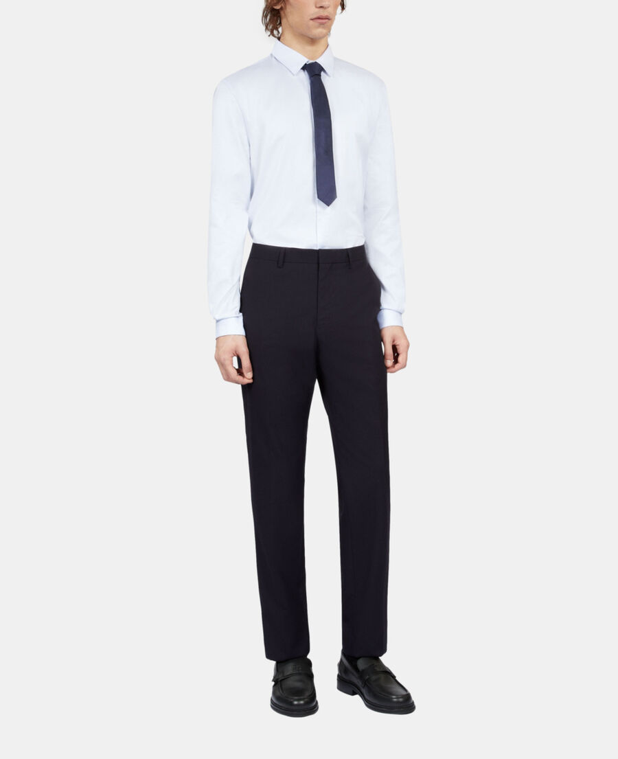 The Kooples H DARK NAVY navy blue wool suit trousers