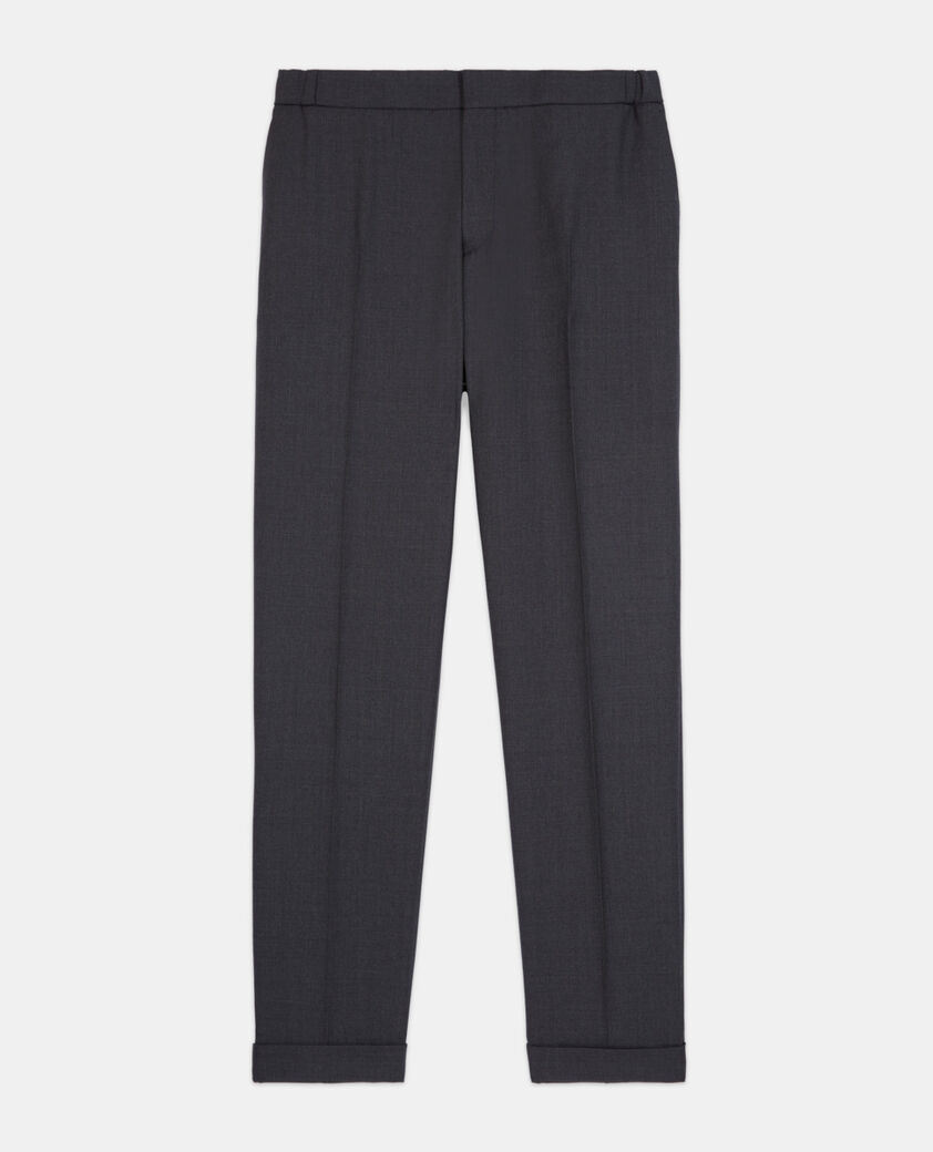 The Kooples MEN GREY gray wool pants