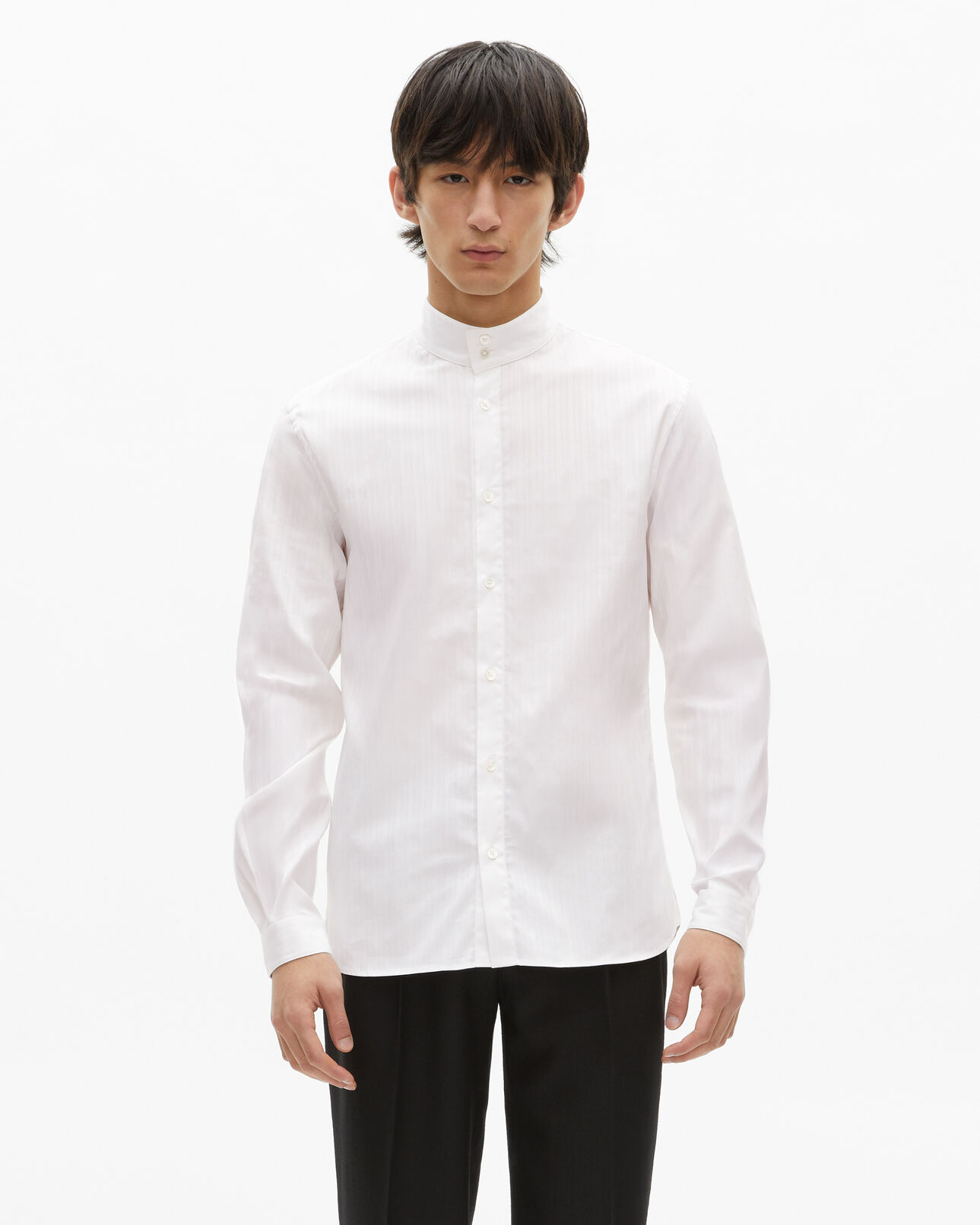 The Kooples HOMBRE WHITE camisa blanca de rayas