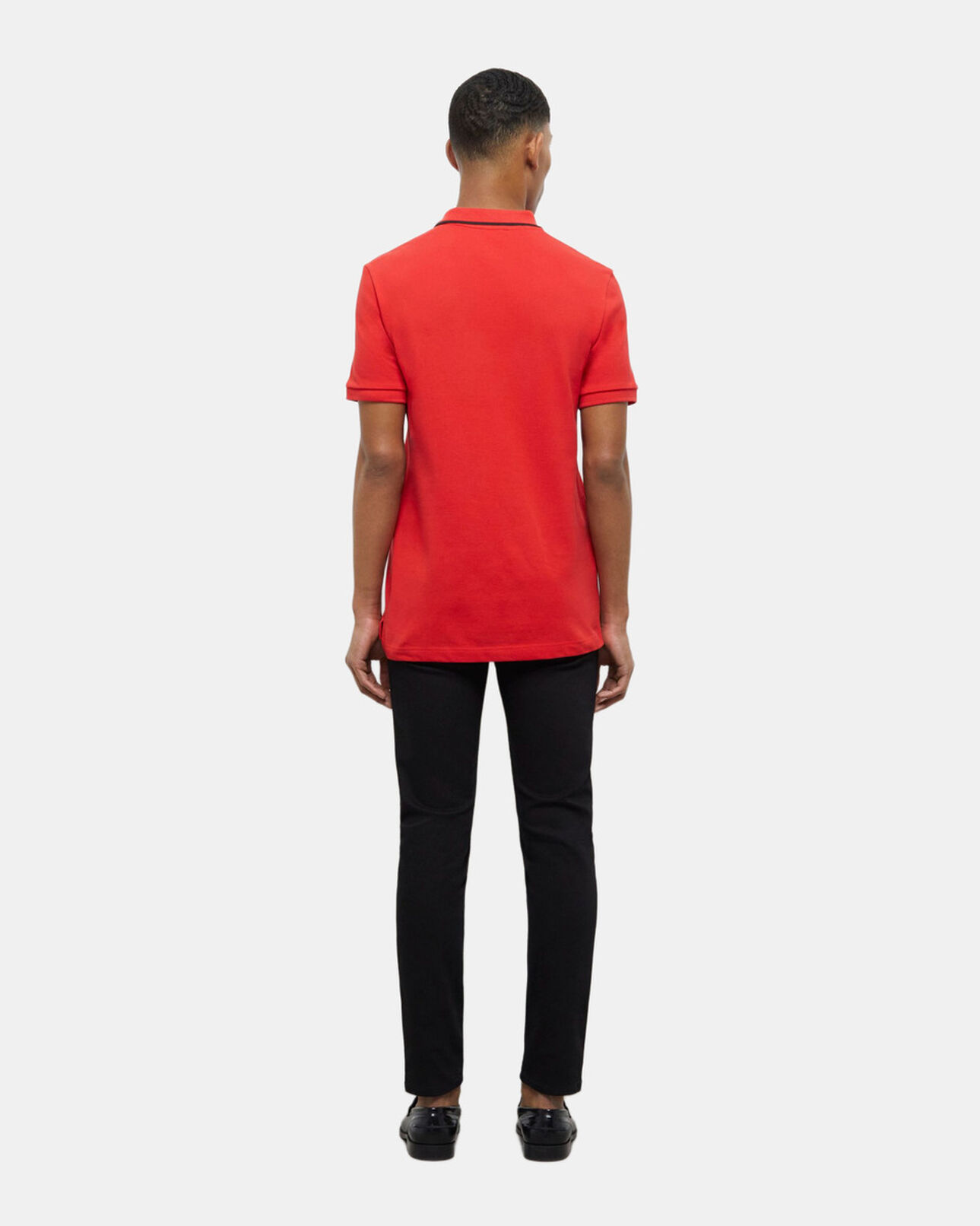 The Kooples MEN RED red polo shirt