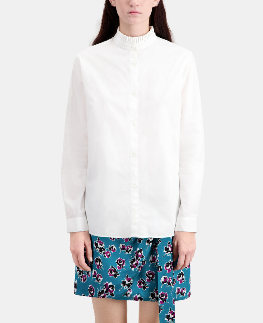 chemise blanche en popeline